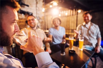 I am sober. Can I socialize with friends who drink?